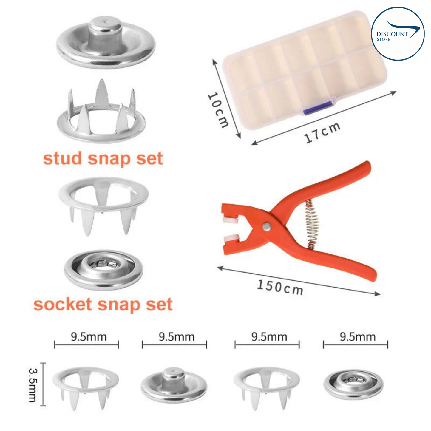 Pliers Snap Button Press Tool - (IMPORTED)