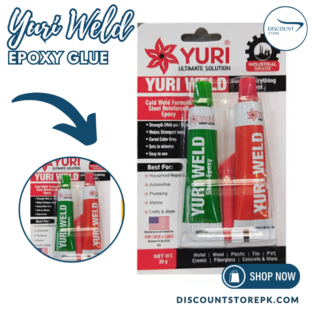 Yuri Wield Super Strong Epoxy Glue - (2Pcs/Set)