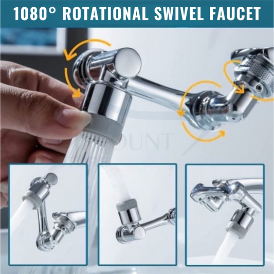 1080 Degree Rotating Swivel Faucet - (FREE Delivery)