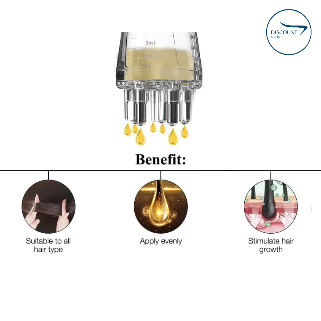 Scalp Applicator Hair Oil Comb