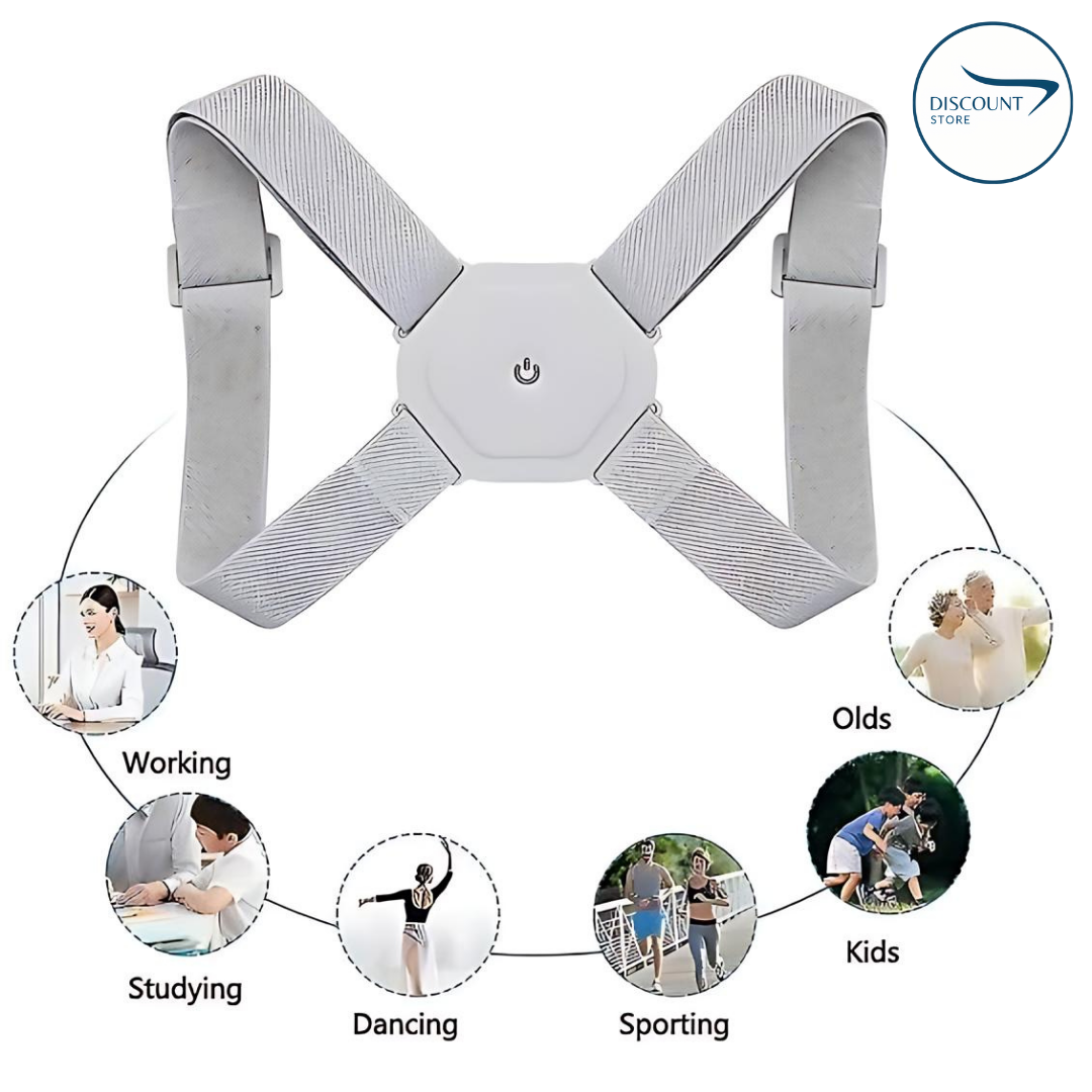 Smart Sensor Posture Corrector Belt - (IMPORTED)