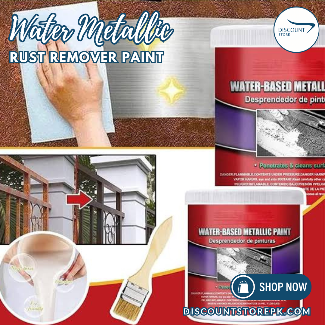 Water Metallic Rust Remover Paint - (IMPORTED)