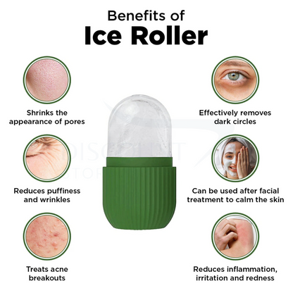 Silicone Facial Massage Ice Roller - (IMPORTED)