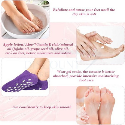 Moisturising Spa Gel Pedicure Socks