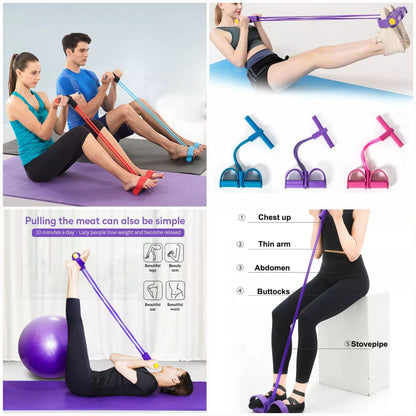 Exerciser Rower Belly Resistance Band