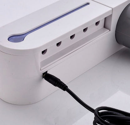Toothpaste Dispenser & Toothbrush Holder With UV Sterilizer